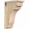 Ekena Millwork Pescadero Rough Sawn Corbel w/Backplate, Douglas Fir, 8"W x 14"D x 22"H COR08X14X22PEC01RDF - alternate 1